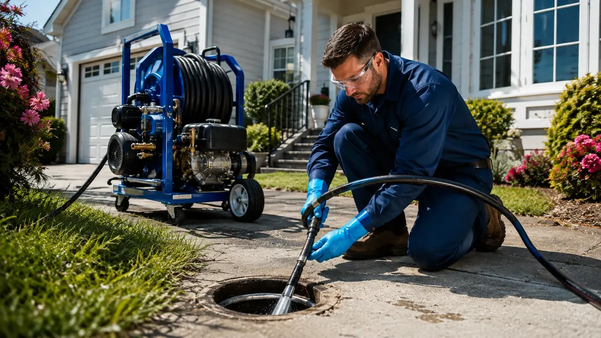 Residential Hydro Jet Drain Cleaning in Hacienda Heights